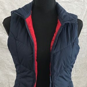 XS Aeropostal Navy Puffy Vest